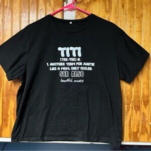 Womens tshirt size 1X